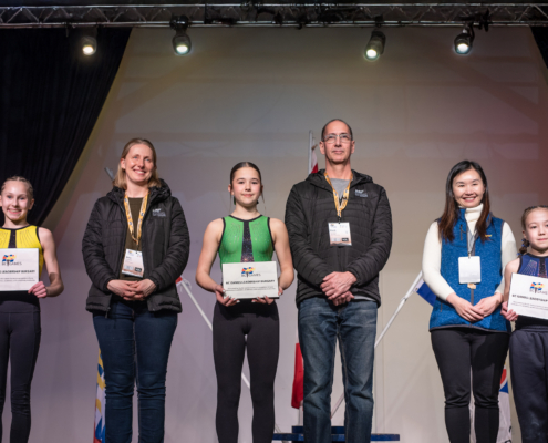 Artistic Gymnastics Bursary Presentation