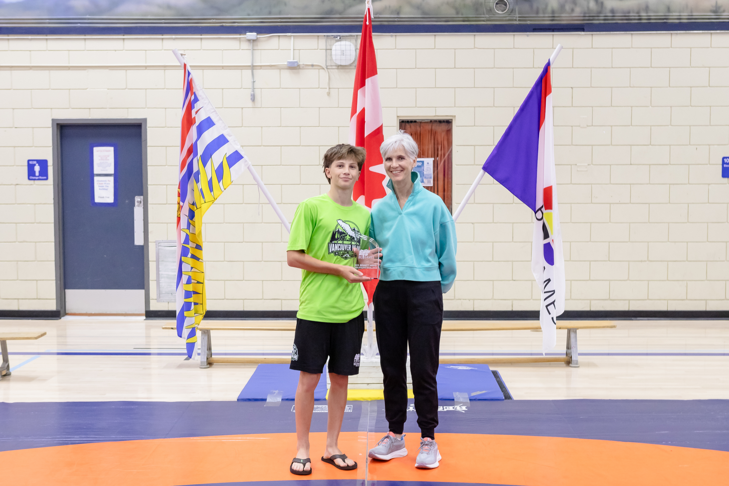 North Cowichan’s Brayden Zuback wins W.R. Bennett Award at 2026 BC Summer Games