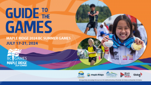 Cover for the 2024 BC Summer Games Guide to the Games document.